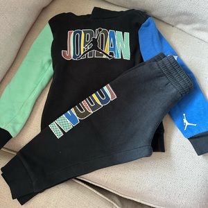 3t Jordan sweatshirt and sweatpants